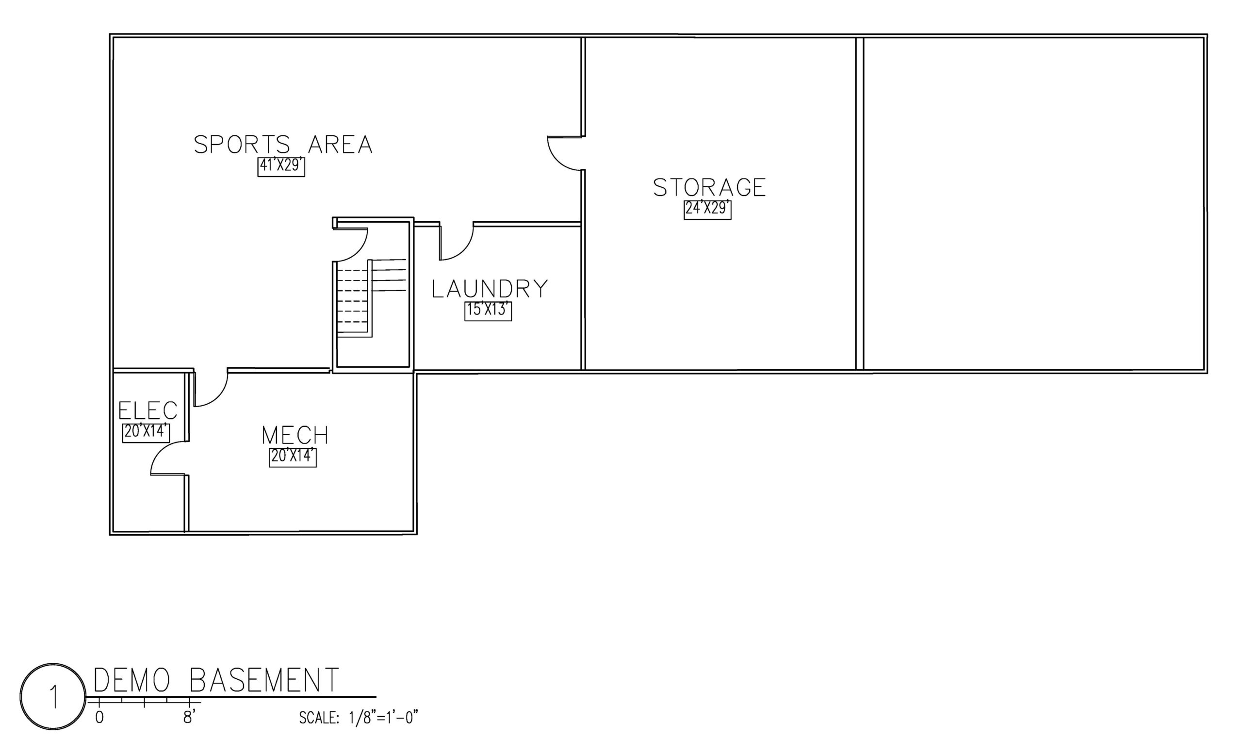 Existing Basement Layout